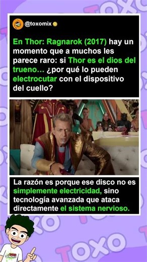 ¿Por qué Thor fue electrocutado si es el Dios del trueno? #curiosidades
