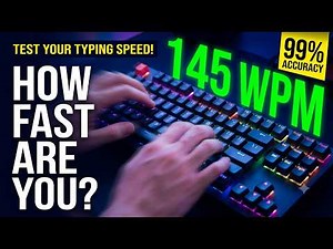 1 Minute Typing Test | English Typing Practice | Improve Your WPM
