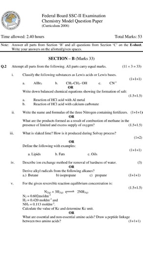 board exam 2026 model paper class 10 FBISE #assessmentmethod #federalboard #exam