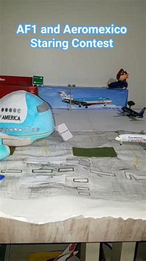 Staring Contest #aviation #af1 #modelairport #modelplanes