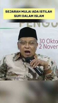 Sejarah Mulai Ada Istilah Sufi Dalam Islam | KH Said Aqil Siradj