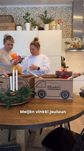 KAKSI ÄITIÄ on Instagram: "mainos @kruoka @pirkkatuotteet Meidän vinkki helpompaan jouluun: Tilaa ruoat ja kaikki muut joulujutut K-Ruoka-verkkokaupasta kotiovelle asti. Säästät aivan varmasti aikaa ja hermoja ♥️ Me tilataan sieltä joka viikko muutenkin, mut joulun kiireissä on ihan extraihanaa, et joku muu kerää ja roudaa meille kaikki jouluruoat, herkut, lahjat, koristeet… ja me saadaan keskittyä muihin juttuihin. Tilaukseen voi lisätä ihan kaikkia samoja tuotteita, joita kaupassakin on: myö