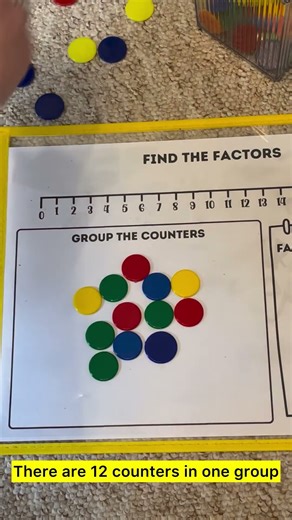Finding Factors of Numbers This is always a tricky concept for children, especially for them to be