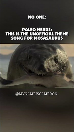 Mosasaurus & Ocean Man Meme #mosasaurus