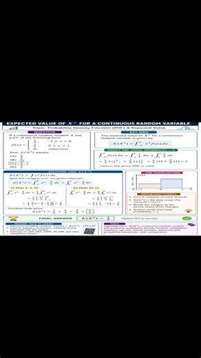 Expected Value Made Easy | Continuous PDF Problem Solved