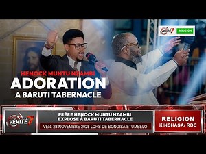 🔥 Adoration Puissante avec HENOCK MUNTU NZAMBI au Baruti Tabernacle | BONGISA ETUMBELO 2025
