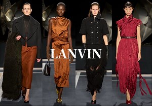 【秀场直击】 Lanvin 2025 AW丨秋冬以法式浪漫为笔，在古典优雅与现代锋芒间勾勒出刚柔并济的女性力量_哔哩哔哩_bilibili
