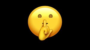 Download Emoji Shushing face Transparent for free