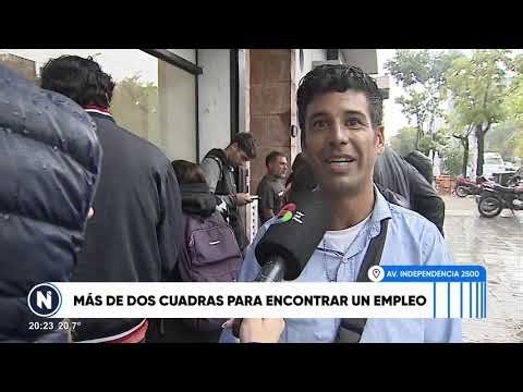 MORE THAN TWO BLOCKS TO FIND A JOB