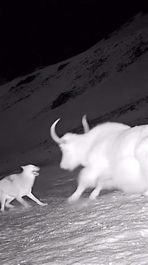 Wolf vs Bison — Epic Predator vs Prey Showdown! #WolfVsBison #WildlifeShorts #AnimalFight