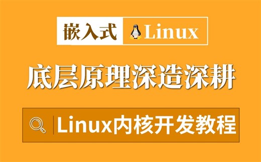【嵌入式Linux内核】底层原理深造深耕，Linux内核开发全套教程（内存管理、进程管理、设备驱动、文件系统、网络协议栈、内核组件）