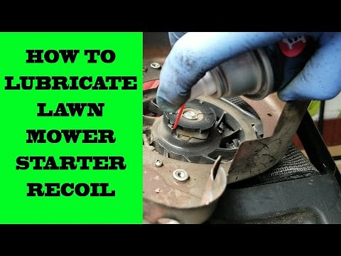 How to Lubricate Starter Recoil on Small Engine
