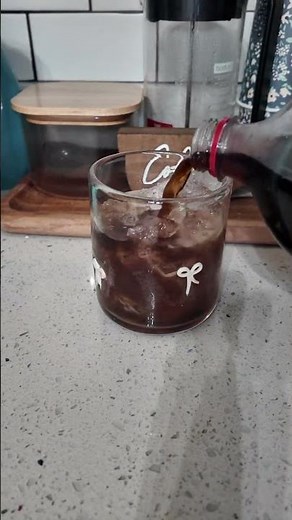 My version of McDonald’s dirty Dr Pepper drink ￼
