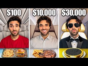 I Flew the SAME AIRLINE for $100, $1,000, $10,000 & $30,000!
