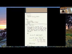 Optimal Control (CMU 16-745) - Lecture 18: Stochastic Optimal Control and LQG