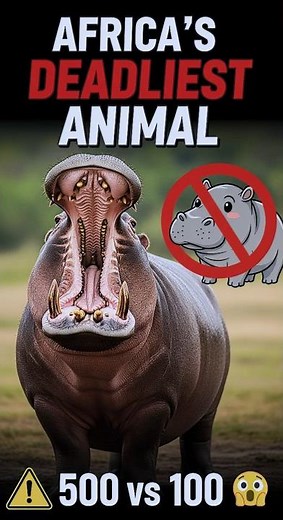 Hippos Kill More People Than Lions... Here's Why 😱