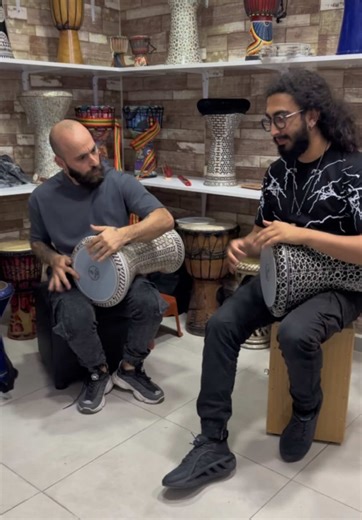 Darbuka Jamming with @joeartworks