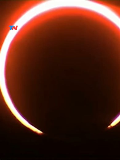 🌓Así fue el eclipse solar anular 🌓 El “Anillo de Fuego” se pudo ver de forma parcial desde Ushuaia. El primer eclipse del año cubrió hasta un 96% la superficie visible del Sol.