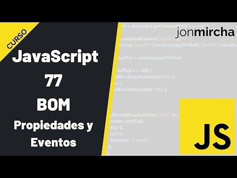 JavaScript Course: 77. BOM: Properties and Events - #jonmircha