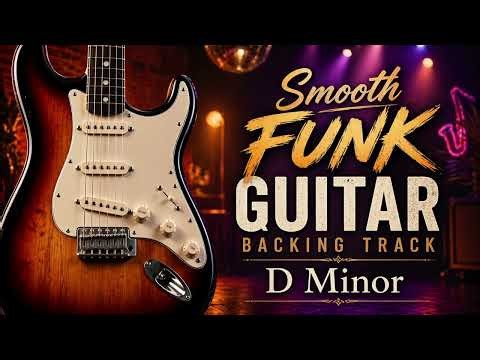 Smooth Funk Guitar Backing Track in D Minor | Groovy Jam Track for Soloing