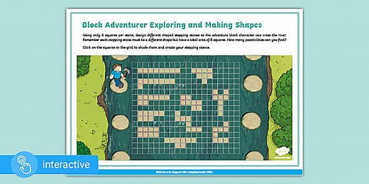Interactive PDF: White Rose Maths Supporting Year 4: Spring Block 2 Area: Making Shapes