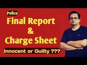 What Is Final Report & Chargesheet ? | CrPC Section 173 | Criminal Procedure Code | crpc | आरोप पत्र