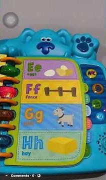 Leapfrog Blues Clues Skidoo ABC's Book