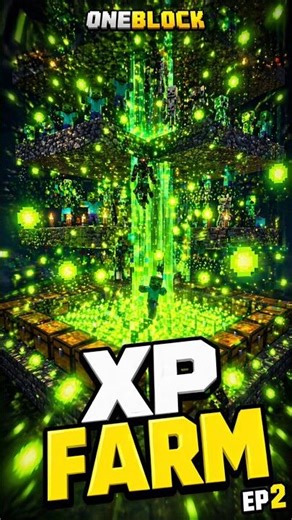 I Built an INSANE XP Farm on One Block! (EP2)
