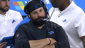 Patricia reacts to Matt Prater's missed field goal