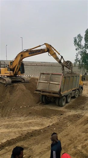 LNT excavator sandy soil triple loading #trending #reel #viral #youtube