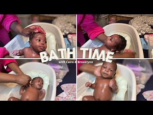 Watch Me Give My Newborn TWINS A Bath | TWIN BABIES BATH ROUTINE | Twins Morning & Night Routine