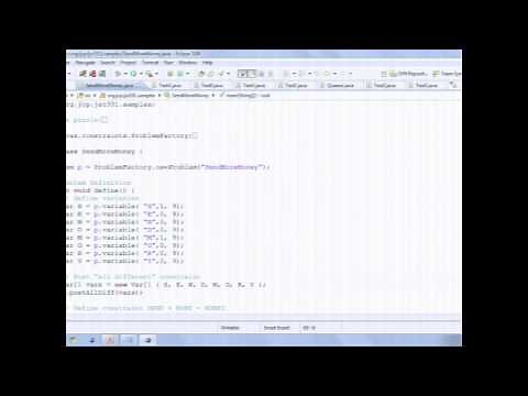 JSR 331: Constraint Programming API