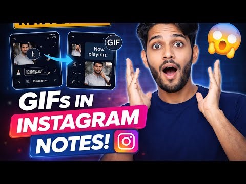 Instagram GIF Notes New Update 2026 🔥 | Instagram Notes me GIF Kaise Bheje (Step by Step)