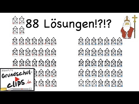 Haus vom Nikolaus alle 44 (88) Lösungen - gezeichnet und erklärt
