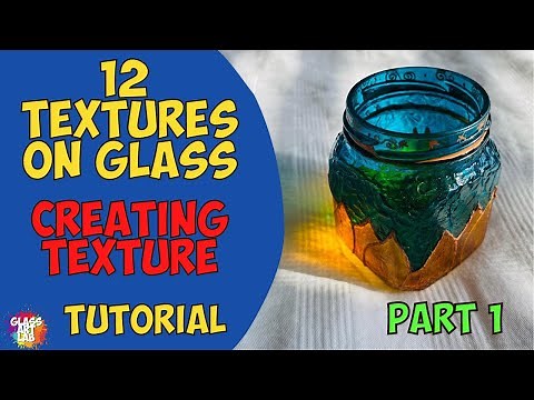 How I create texture on glass Method 1 - [Glass texture]