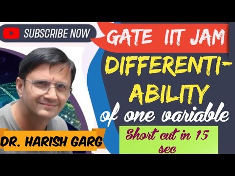 Differentiability Function | IIT JAM | CSIR NET & GATE | Unique Approach | Short Cut Tricks