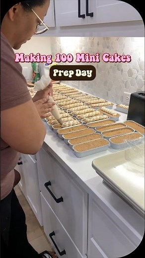 100 mini cake pans | Prep Series part 2