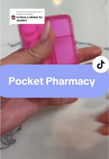 Replying to @Anastasia (Måneskin's Version) when it comes to stickers, this thing is pretty stacked. I counted 6. 🤩 #DIY #medication #organize #pillorganizer #pillcase #travelhacks #packingtips