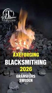 Old style Axe forging! Gränsfors Sweden #blacksmith #forgedinfire #fire