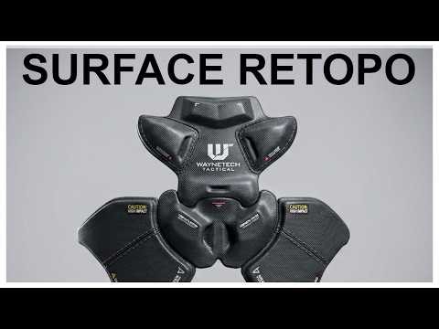 Retopology + Drawing Polygons -- Learn Polygon Modeling -- Part 10