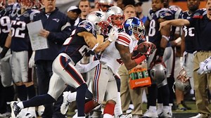 Eli Manning to Mario Manningham in Super Bowl XLVI