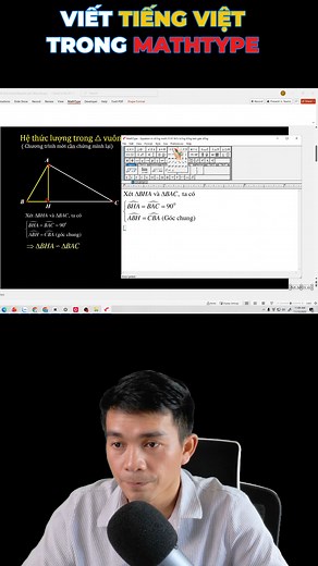 ⚡ Hướng dẫn cách viết tiếng Việt trong mathtype khi soạn thảo Word, powerpoint 📢 Khoá học - Tiếp cận dạy học online cùng thầy Tín. 📞 077 331 7979 . Inbox thầy Tín để được tư vấn. | Học toán cùng thầy Tín - Toán THCS, THPT