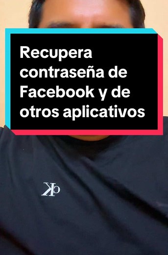 Recupera contraseña de Facebook y otros aplicativos