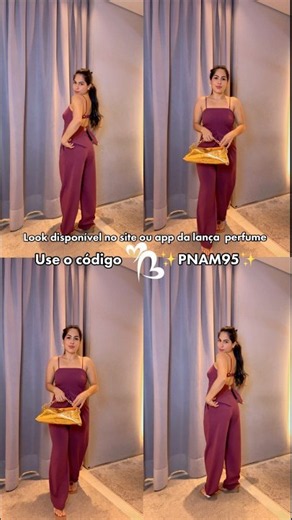 Conjunto elegante Lança perfume. Código de consultora PNAM95 ativo!