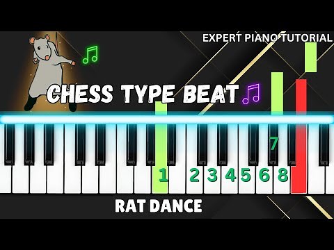 How to Play Viral Rat Dance meme | Chess type Beat- Learn to Play With me #piano #tutorial