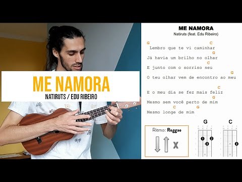 ME NAMORA do Natiruts | como tocar no ukulele com cifra simplificada