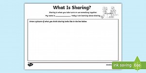 What is Sharing? Worksheet