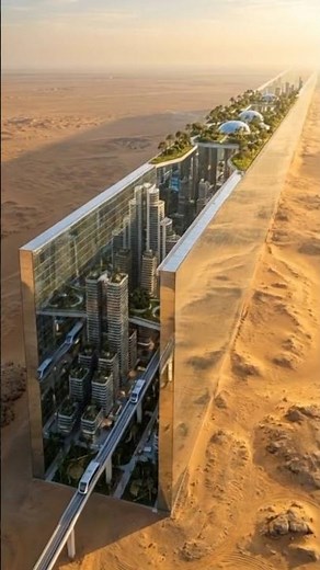 NEOM The Line: The World's Most Insane Megaproject! #neom #theline #timelapse #megaprojects