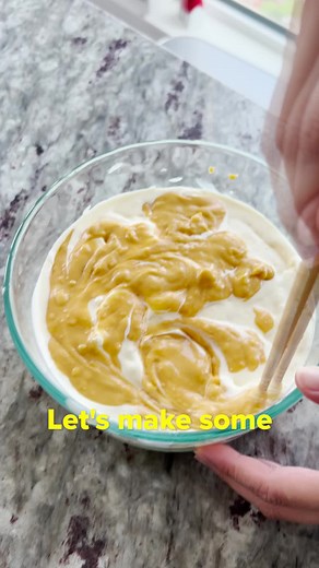 Egg Tart and Salted Egg Yolk Ice Cream BuzzFeed producer Vicky (@miss_qi_vous) combines egg tart and salted egg yolk in her Cuisinart ice cream maker to create a unique ice cream flavor. | Tasty