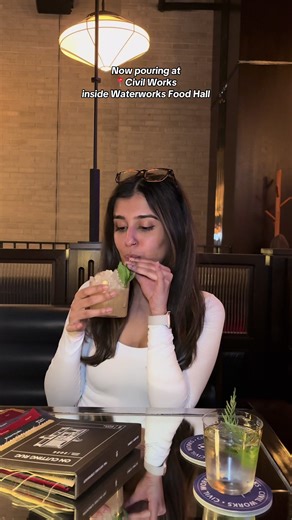 A cocktail menu inspired by 200 years of Toronto history. Civil Works’ new On Cutting Rug menu pays tribute to the city’s Garment District, with each drink representing a different era and presented alongside tactile fabric swatches. Thoughtful, layered, and quietly immersive. Now available at Waterworks Food Hall 🥂 #toronto #todotoronto #torontolife #torontorestaurants